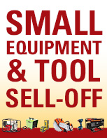Small Equipment & Tool Sell-Off
