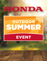 2022 Honda Outdoor Summer Sales Event