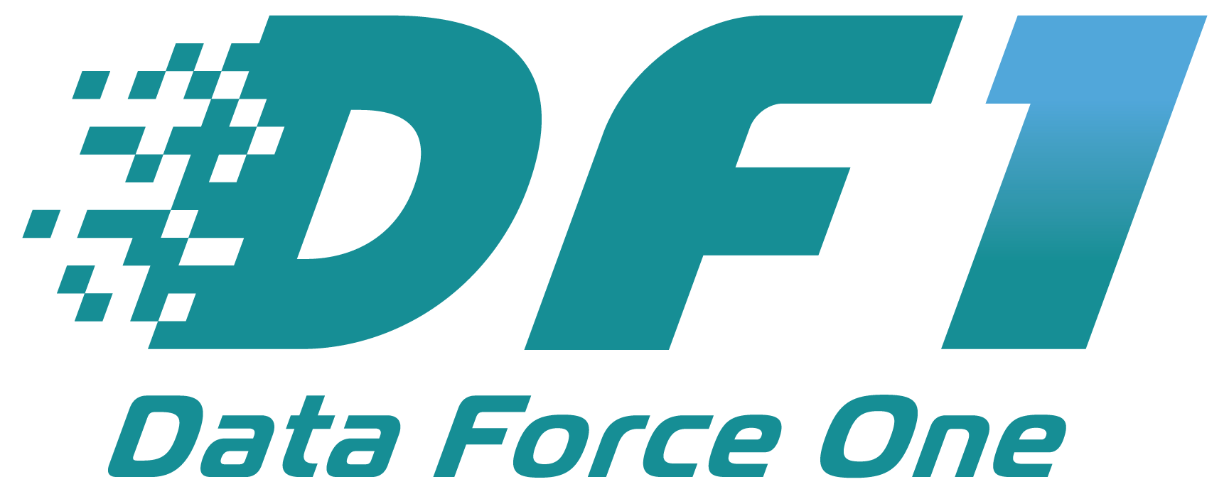 Data Force 1 Decal Logo