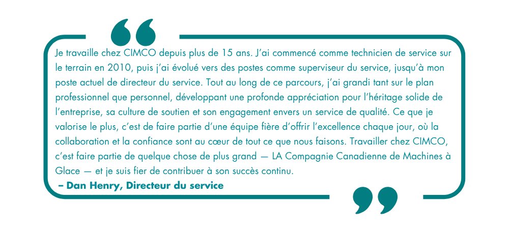 Rencontrez notre équipe - Dan