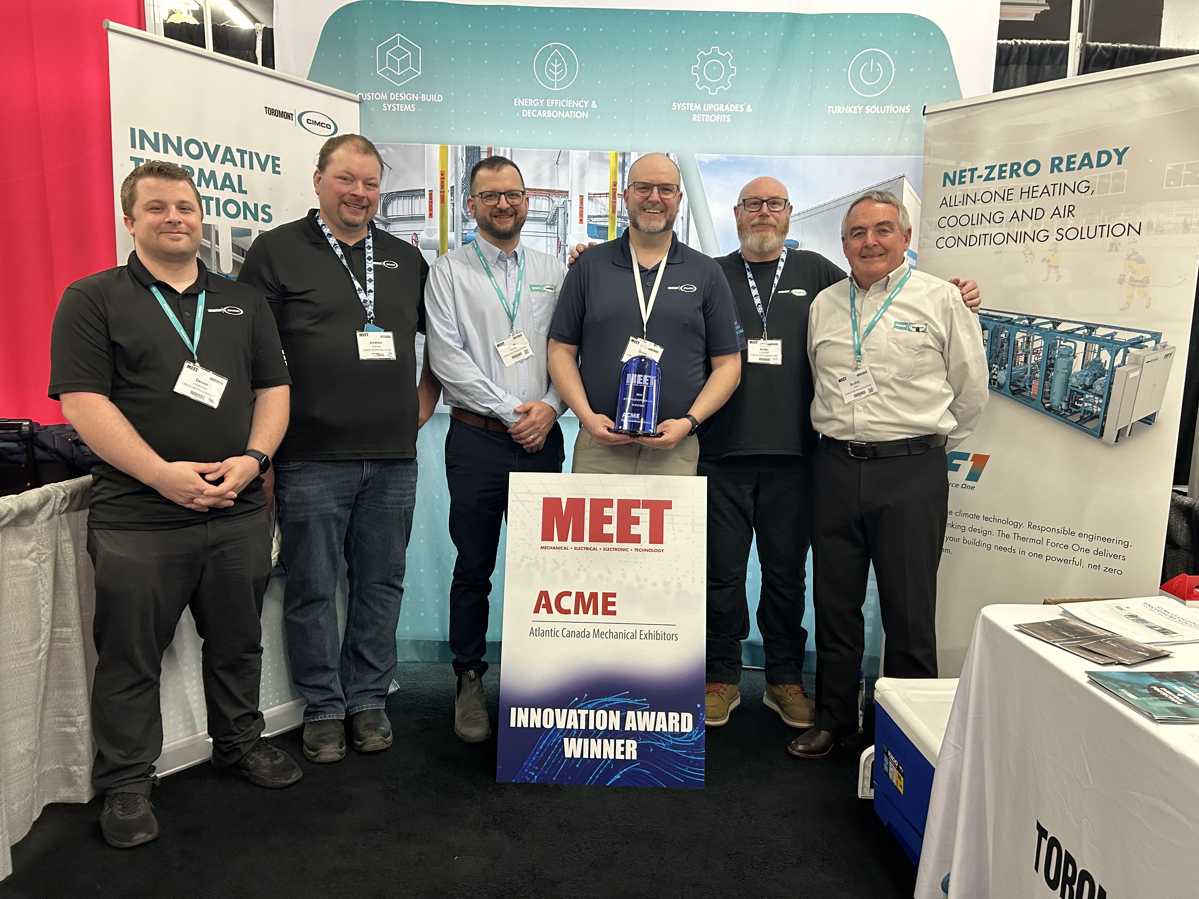 CIMCO team at the 2026 MEET Show ACME Innovation Awards