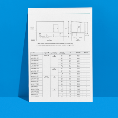 CIMCO Penthouse Evaporator Spec Sheet