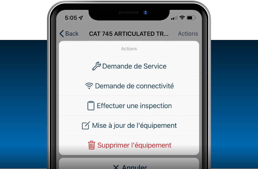 Application mobile Toromont Connect