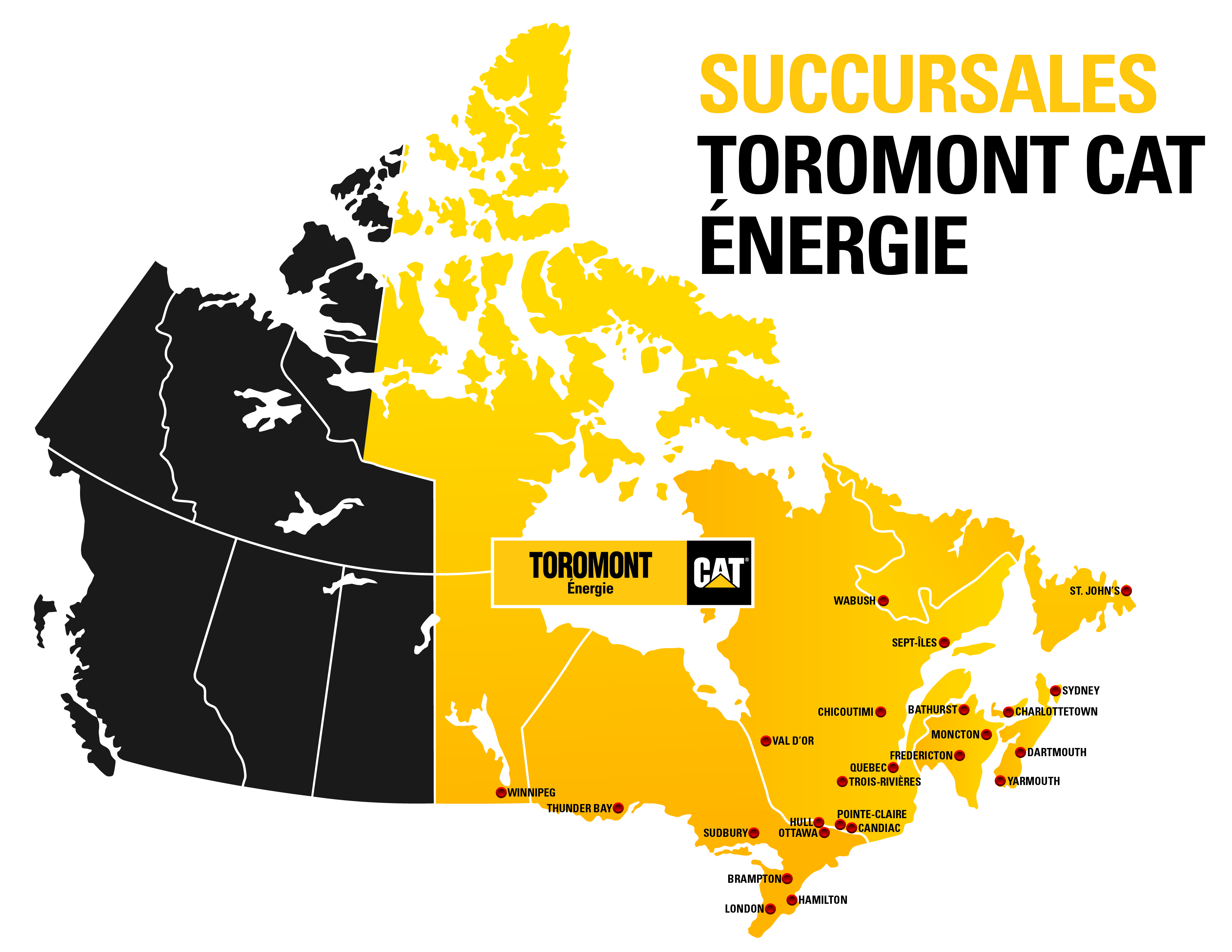 Toromont Power Systems Branch Map_2017-Labelled